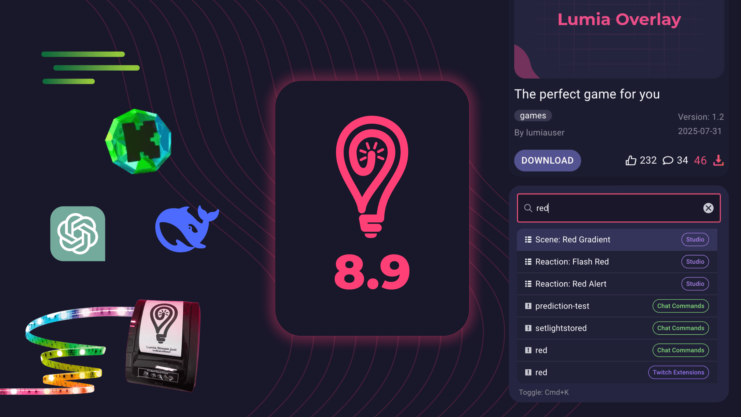 8.9 full features