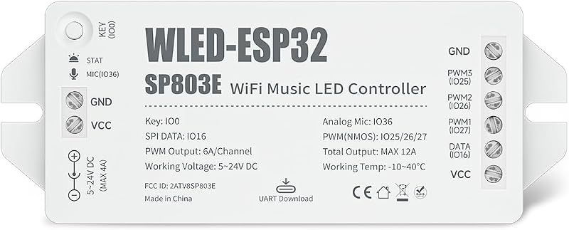BTF-LIGHTING SP803E ESP32 WLED Controller