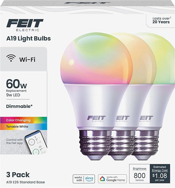 Feit Electric Smart Color Bulb A19