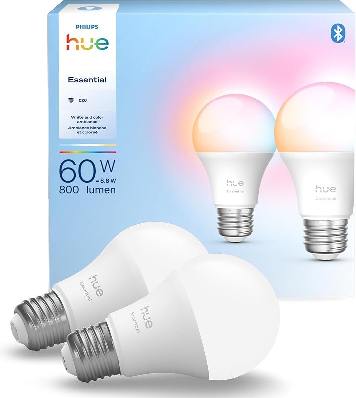 Hue Essential A19 White & Color Ambiance Bulb