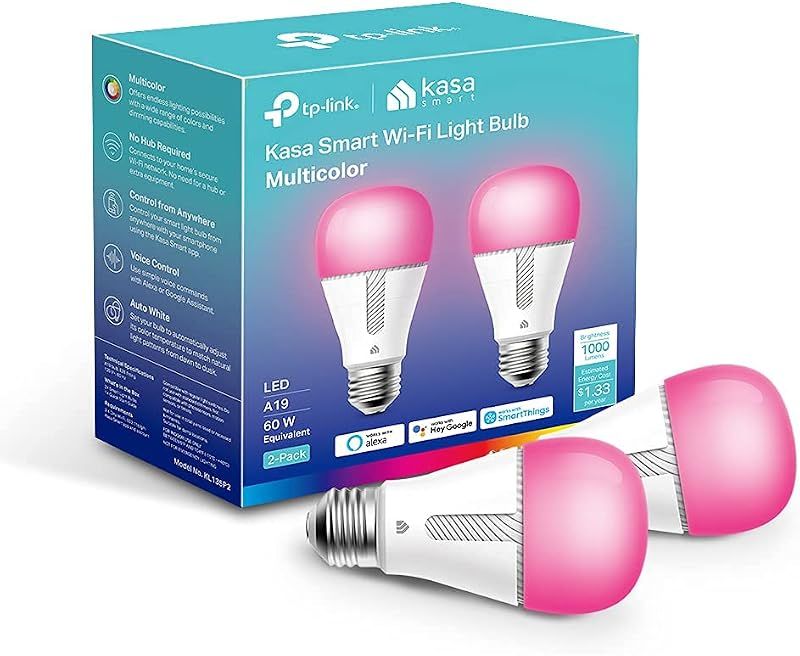 Kasa KL135 Multicolor Bulb 1000lm (2-pack)