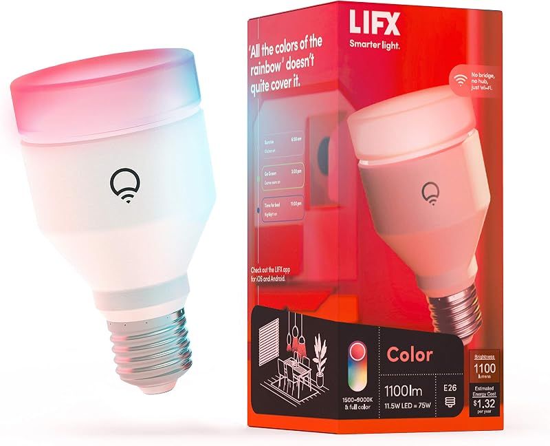 LIFX Color A19 Bulb 1100lm