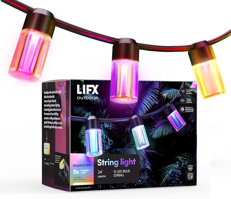 LIFX Outdoor String Lights 24ft