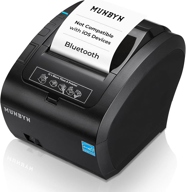 MUNBYN Bluetooth Thermal Receipt Printer