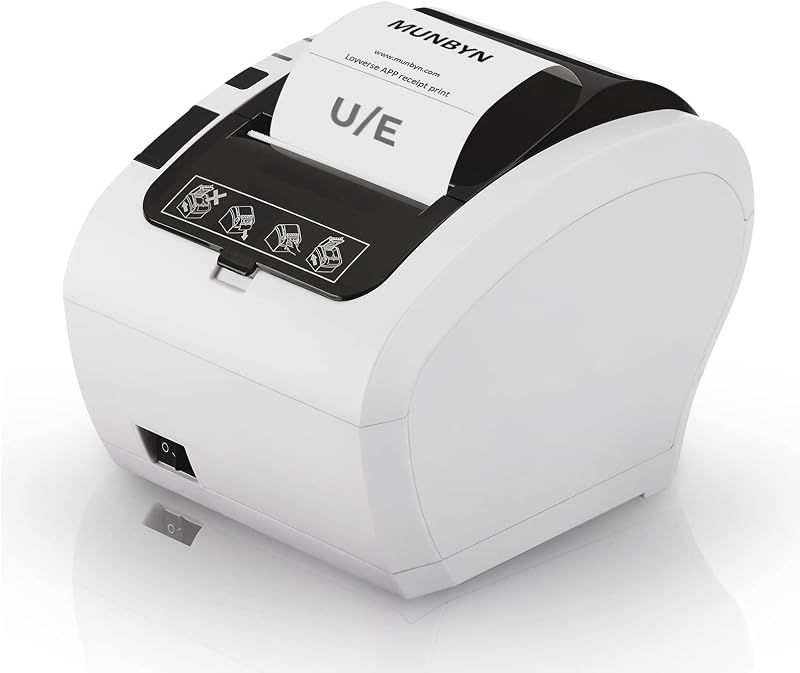 MUNBYN ITPP047 USB/Ethernet Receipt Printer