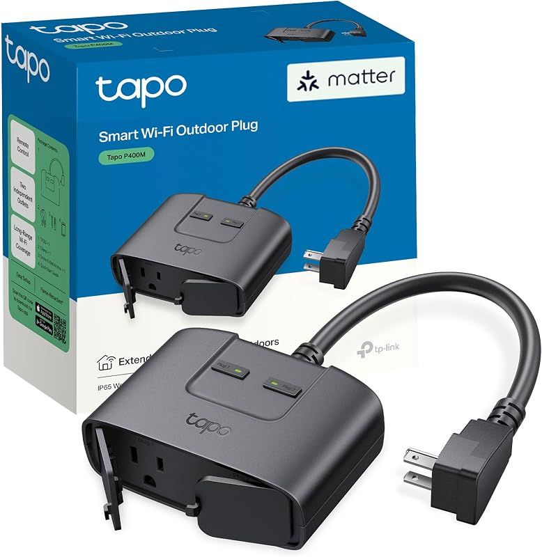 Tapo P400M Matter Outdoor Smart Plug