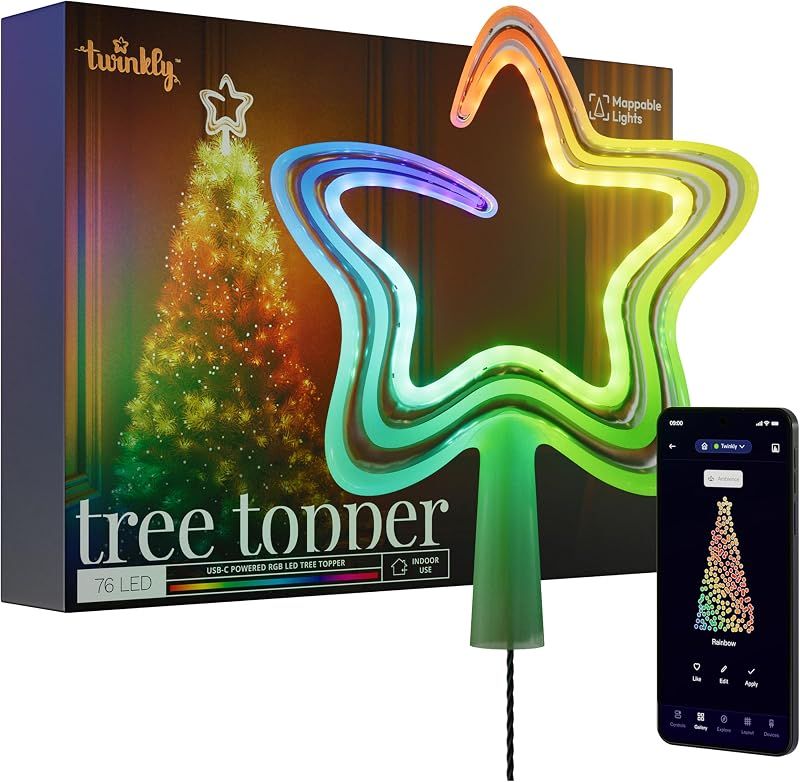 Twinkly Star Tree Topper