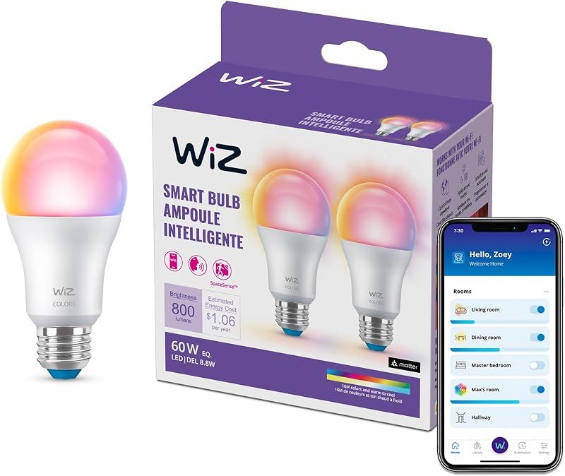 WiZ Color A19 Bulb (2-pack)